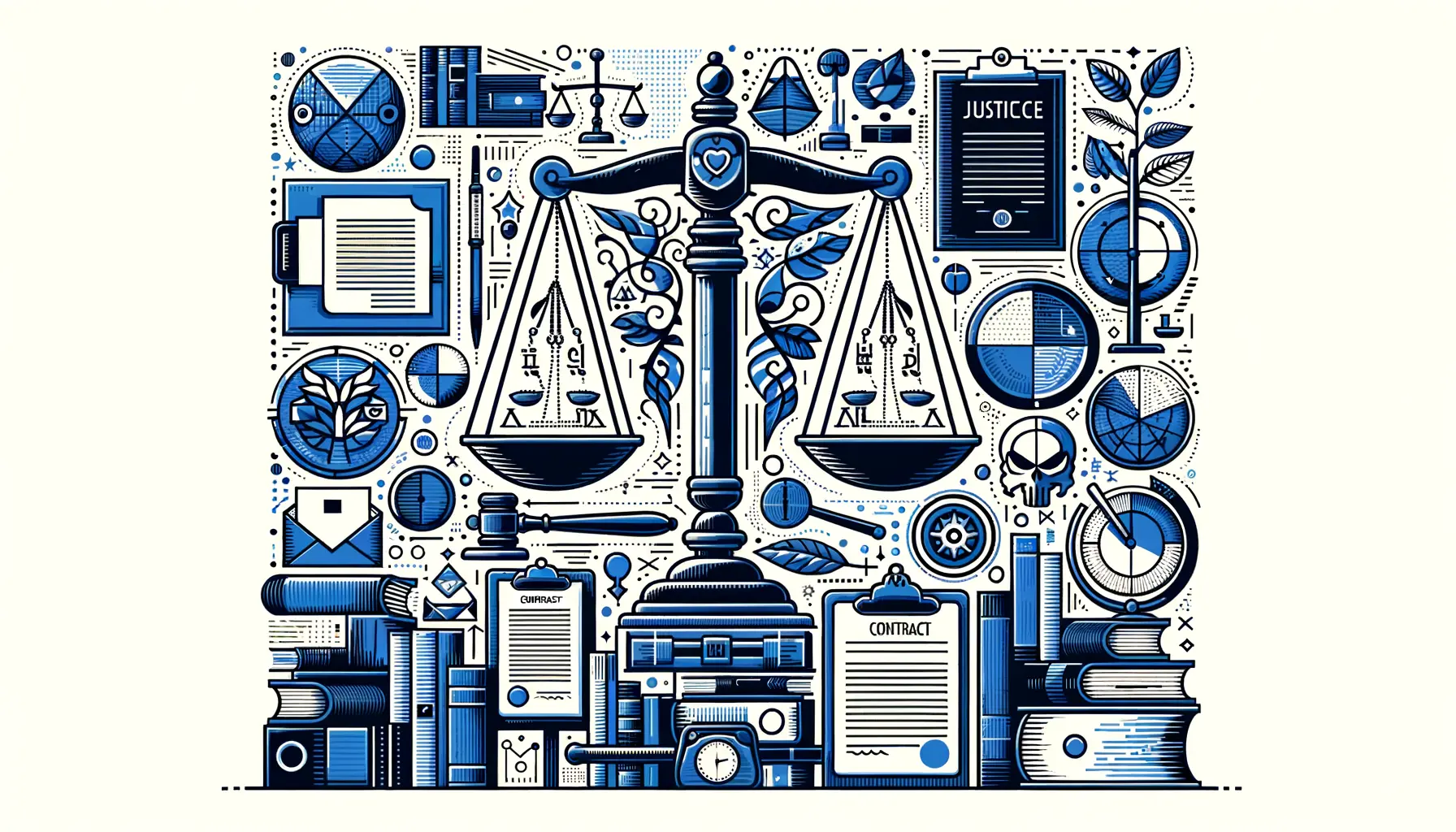 Illustration zum AGB-Recht und rechtssicheren Vertragsbedingungen