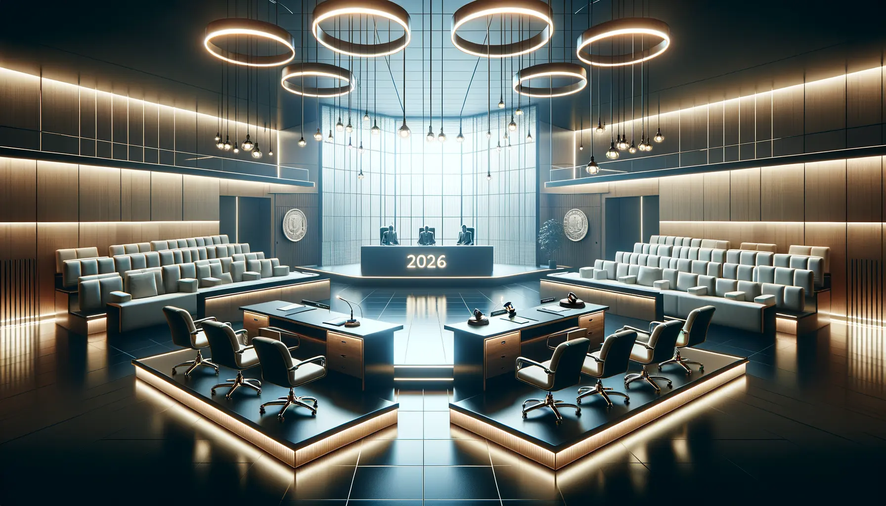 Klage einreichen im Gerichtssaal 2026, symbolisch für Klageverfahren und Rechtsdurchsetzung